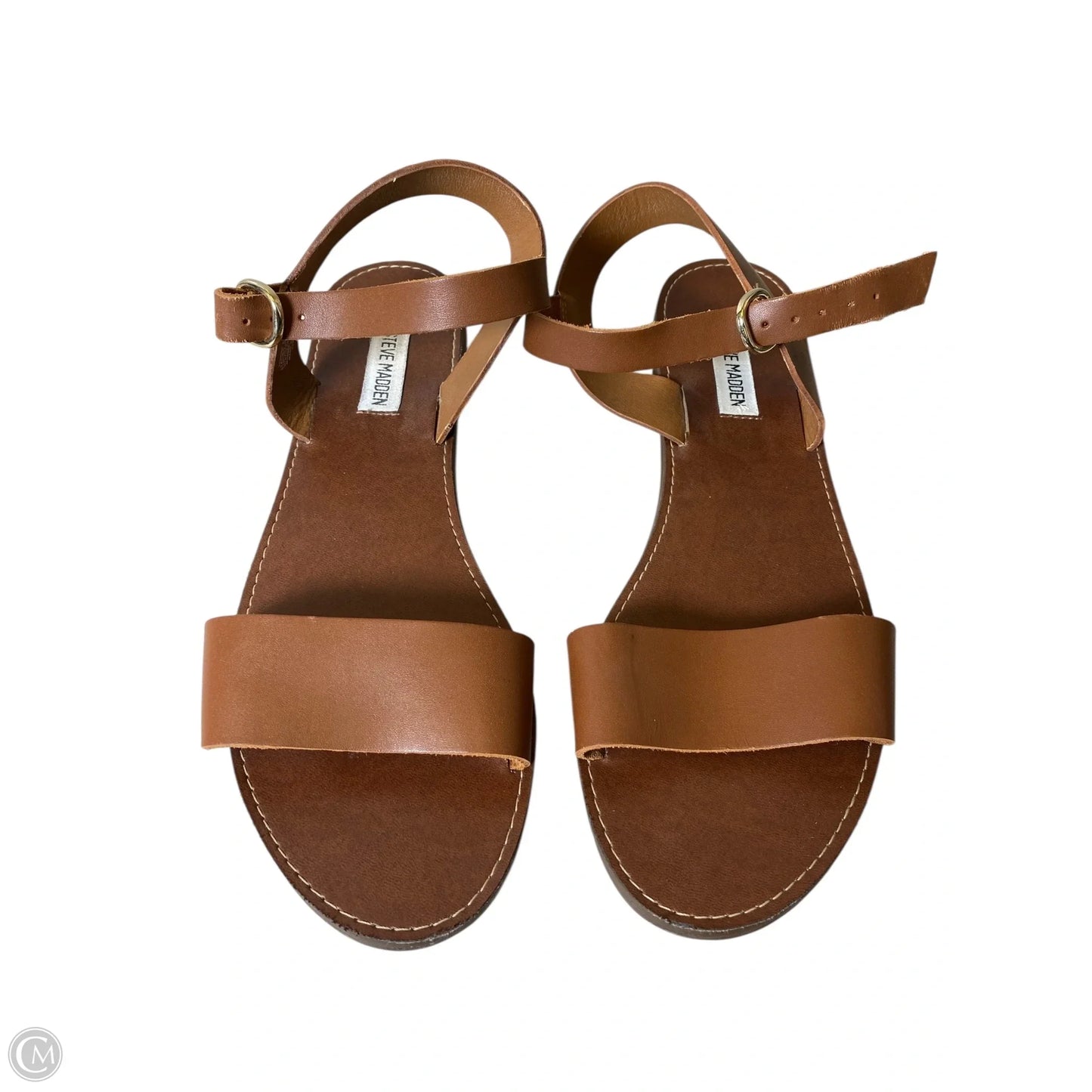 Sandals Flats By Steve Madden In Brown, Size: 11