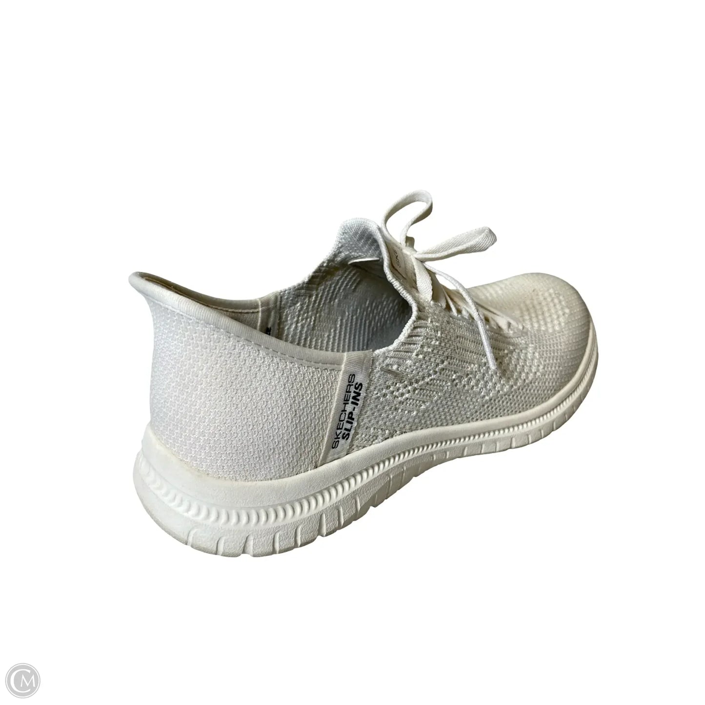Shoes Athletic By Skechers In Cream, Size: 7