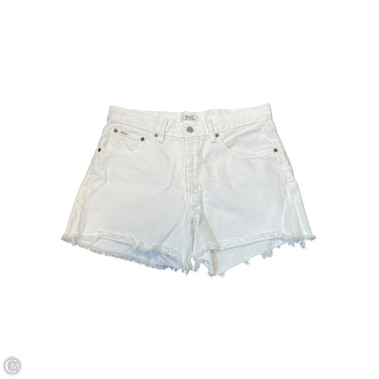 Shorts By Polo Ralph Lauren In White, Size: 6