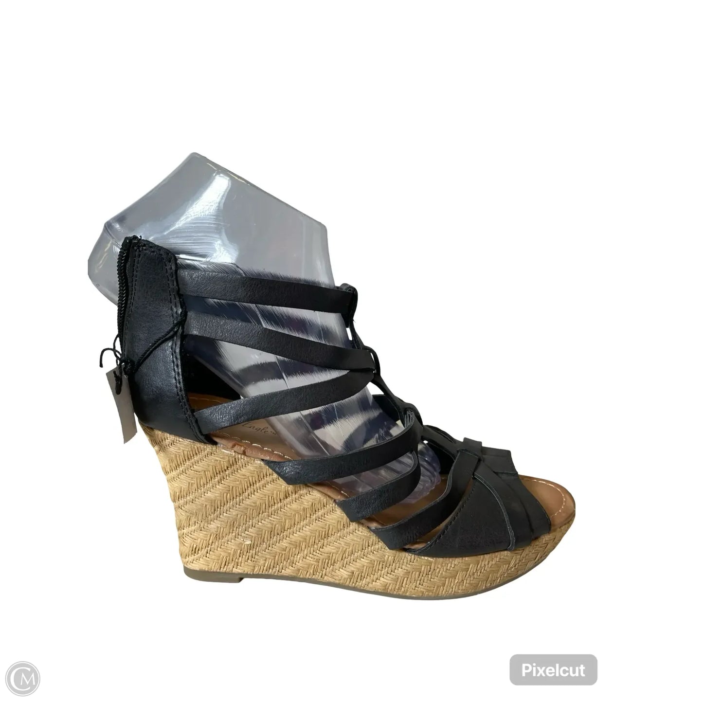 Shoes Heels Platform By American Eagle In Black & Tan, Size: 7