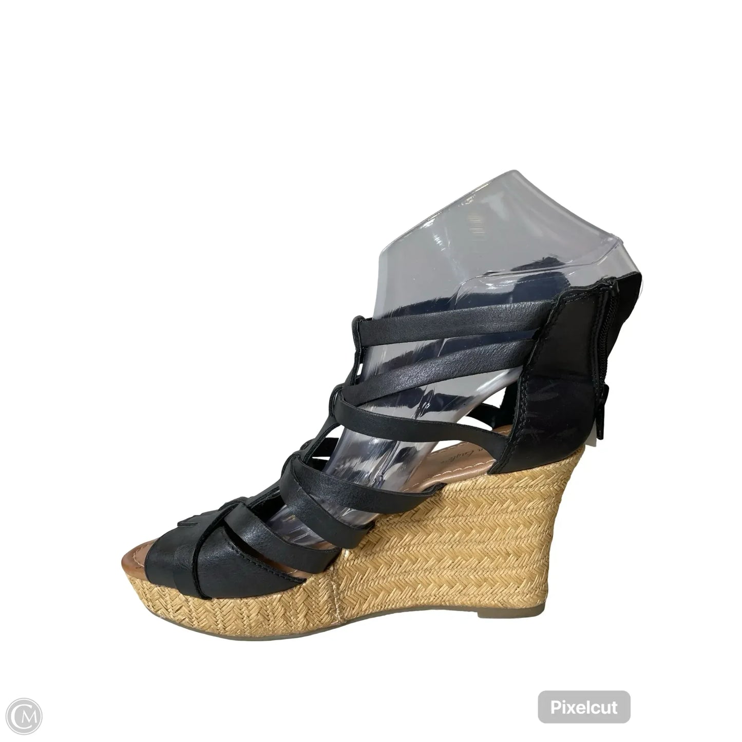 Shoes Heels Platform By American Eagle In Black & Tan, Size: 7