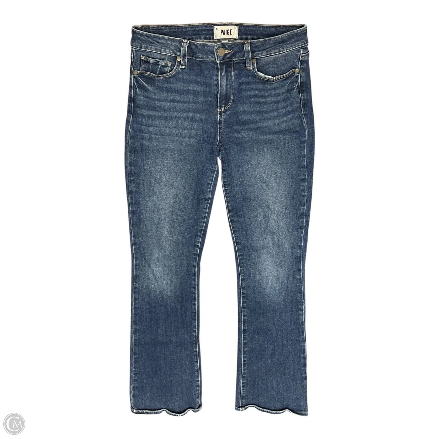 Jeans Boot Cut By Paige In Blue, Size: 8