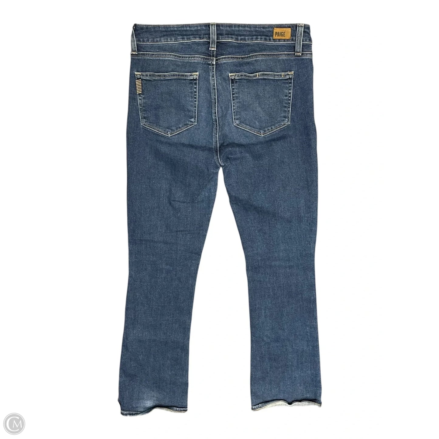 Jeans Boot Cut By Paige In Blue, Size: 8