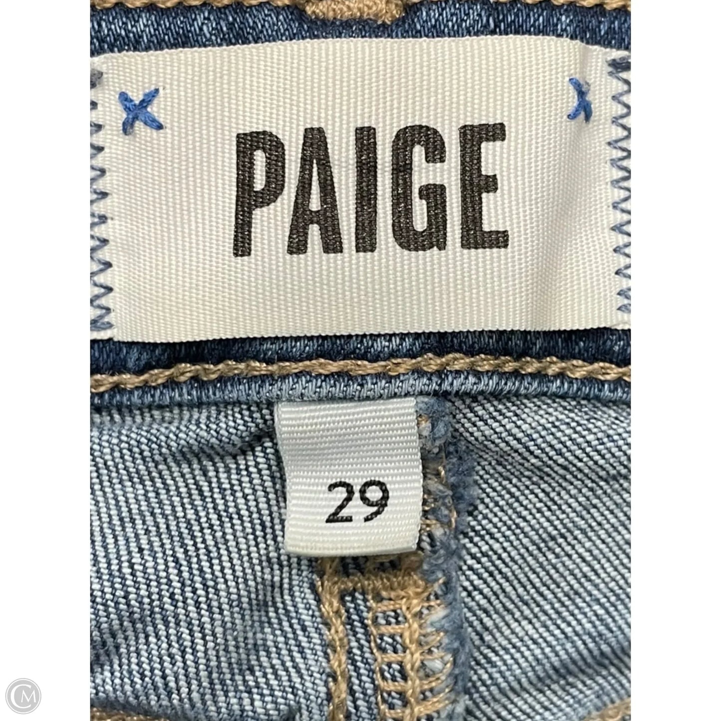 Jeans Boot Cut By Paige In Blue, Size: 8