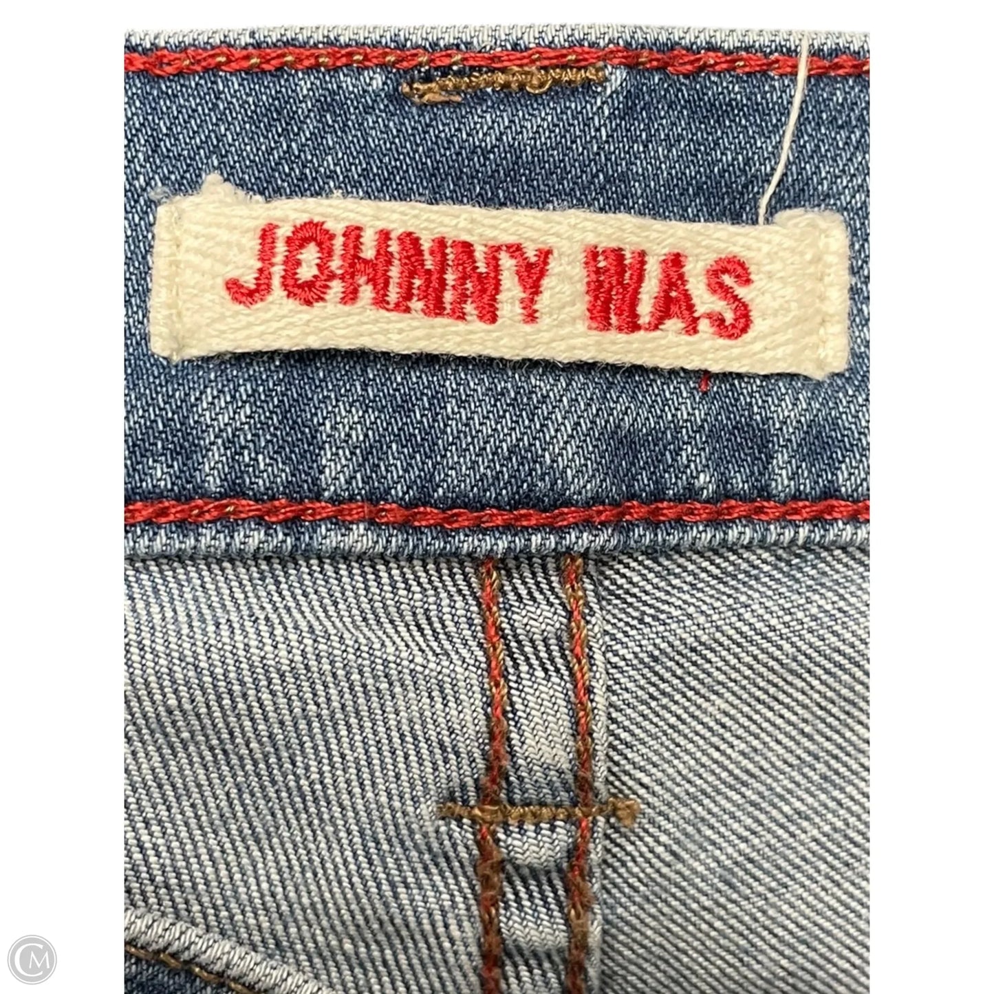 Jeans Straight By Johnny Was In Blue, Size: 6