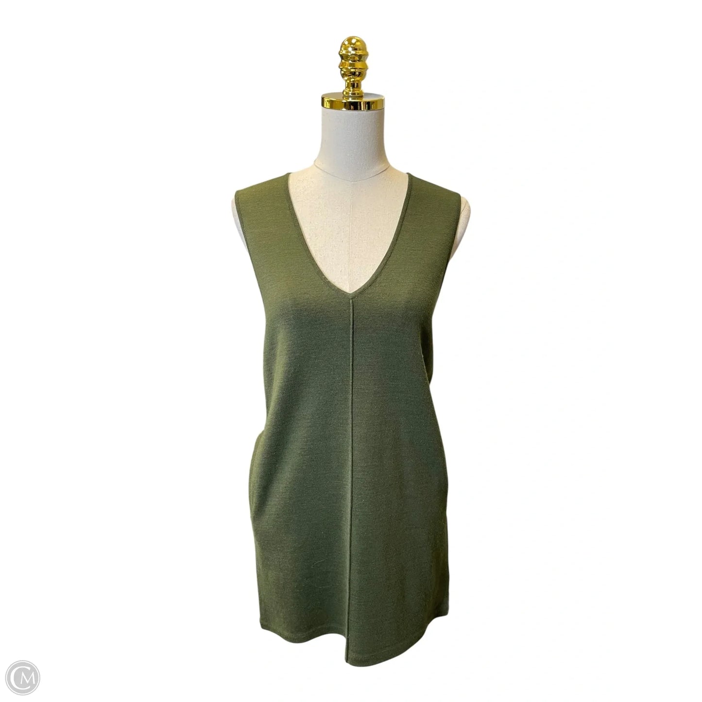 Dress Casual Midi By Free People In Green, Size: Xs
