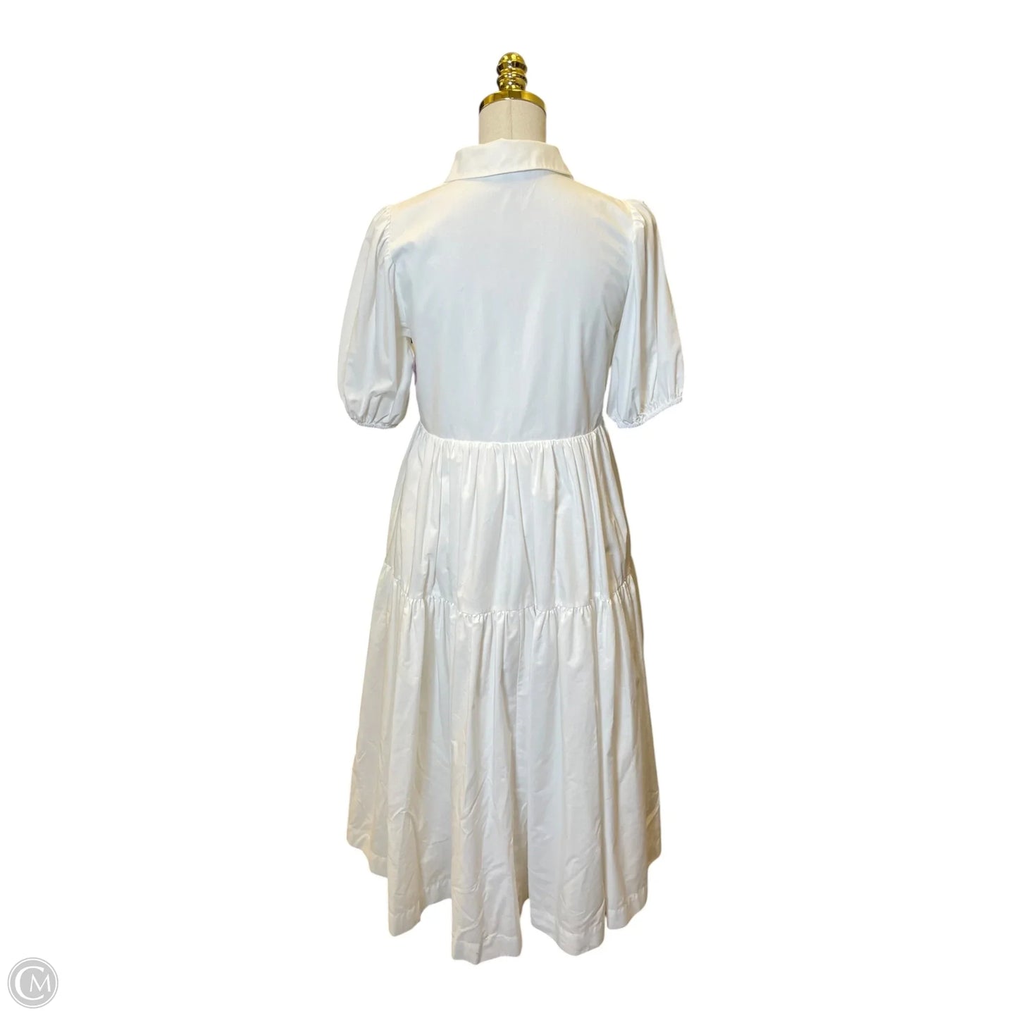 Dress Casual Maxi By En Saison In White, Size: Xs