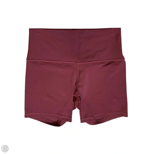 Athletic Shorts By Lululemon In Red, Size: M