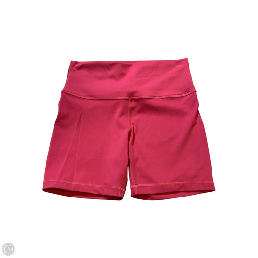 Athletic Shorts By Lululemon In Pink, Size: M