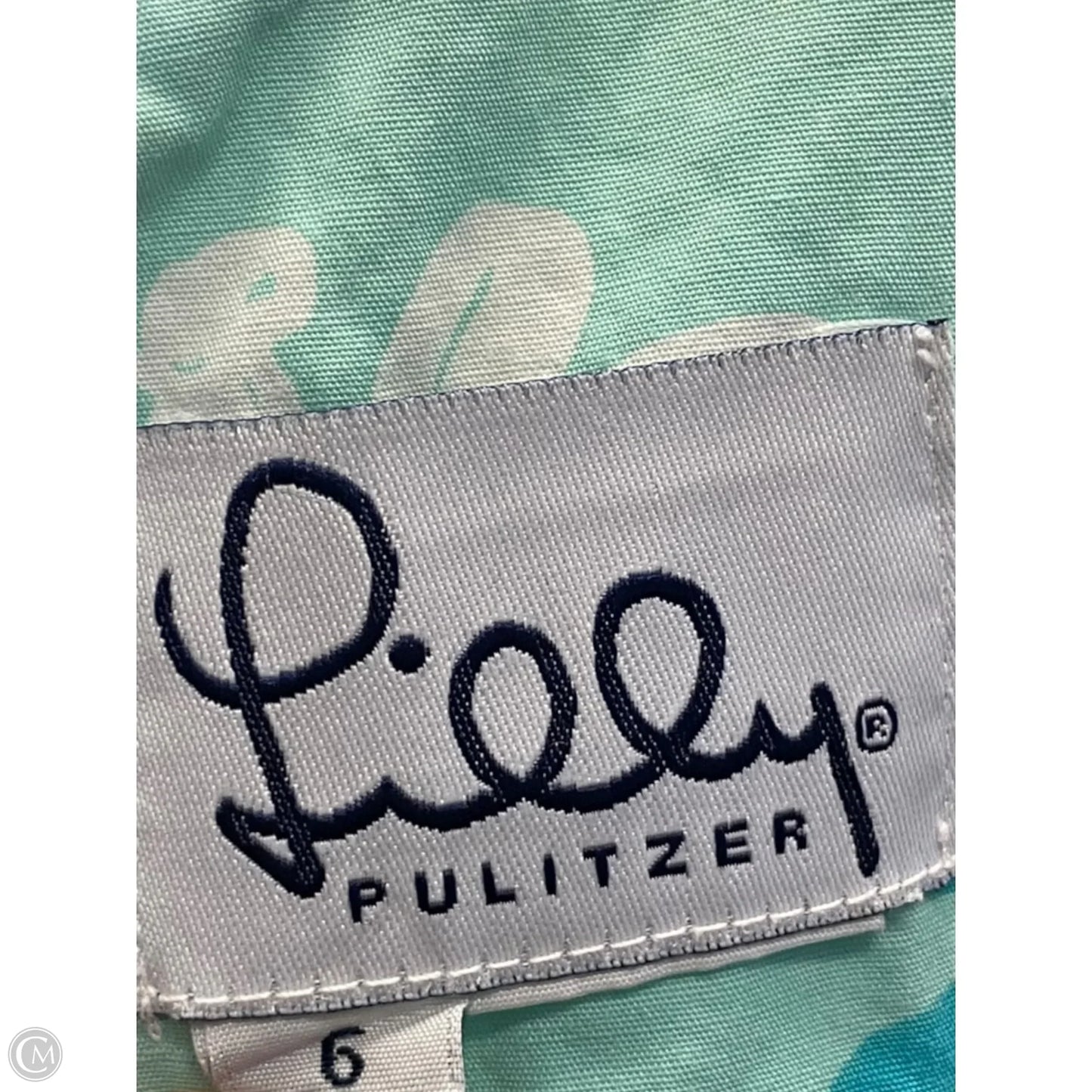 Dress Designer By Lilly Pulitzer In Aqua, Size: 6