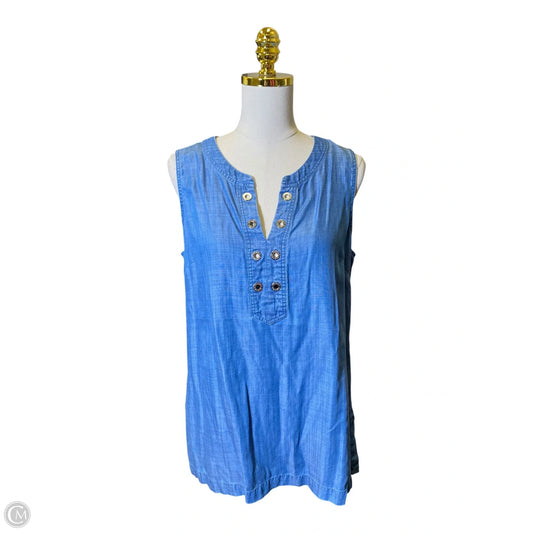 Top Sleeveless By Tommy Bahama In Blue, Size: M