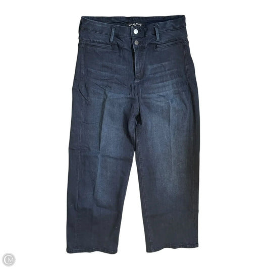 Jeans Wide Leg By Liverpool In Blue, Size: 10