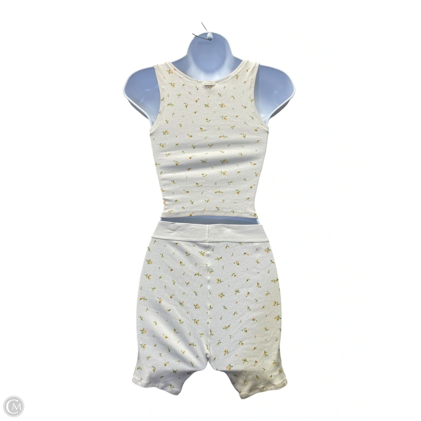 Top 2pc Sleeveless By Skims In Floral Print, Size: S
