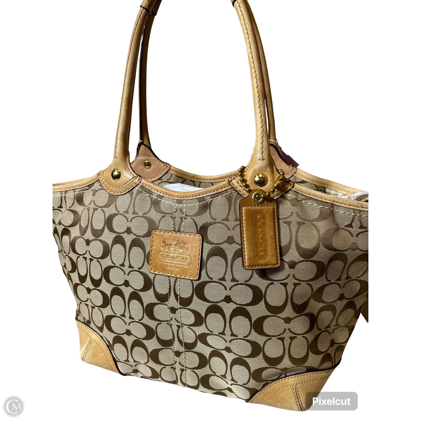 Handbag Designer By Coach, Size: Large