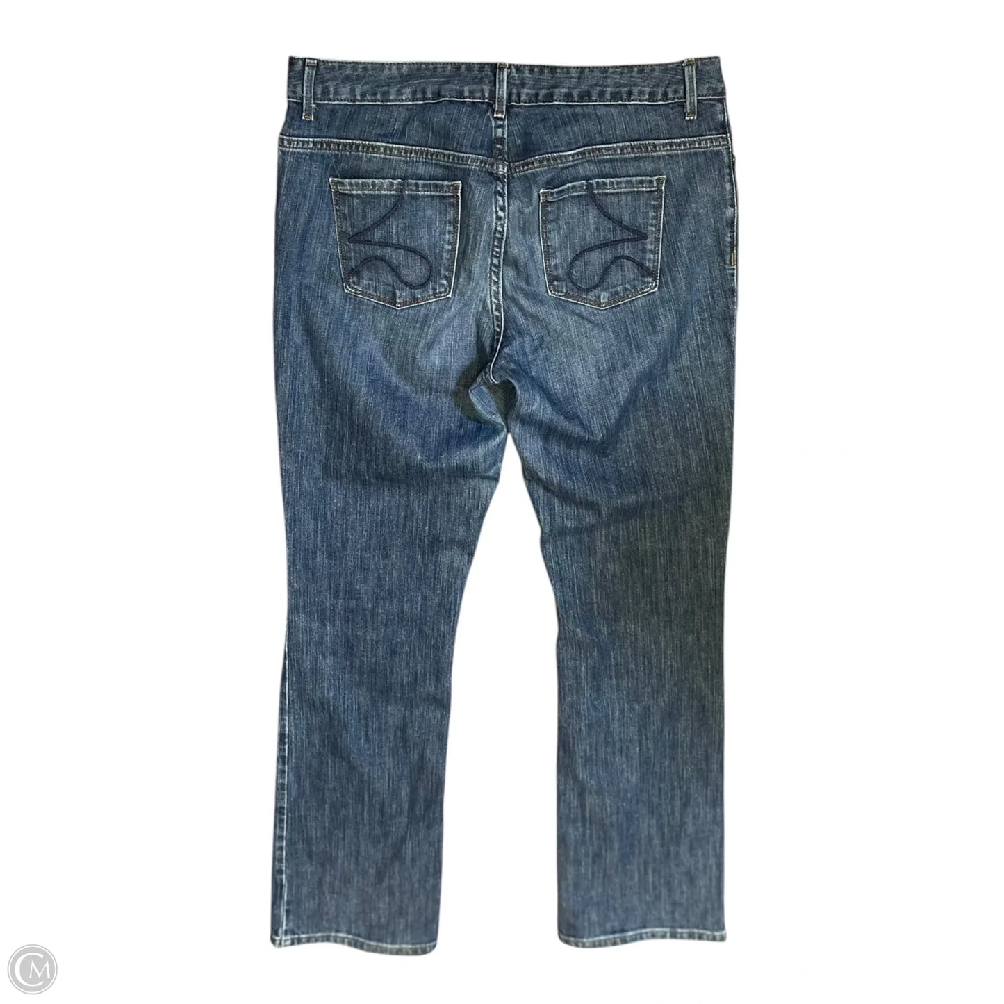 Jeans Wide Leg By Simply Vera In Blue, Size: 12