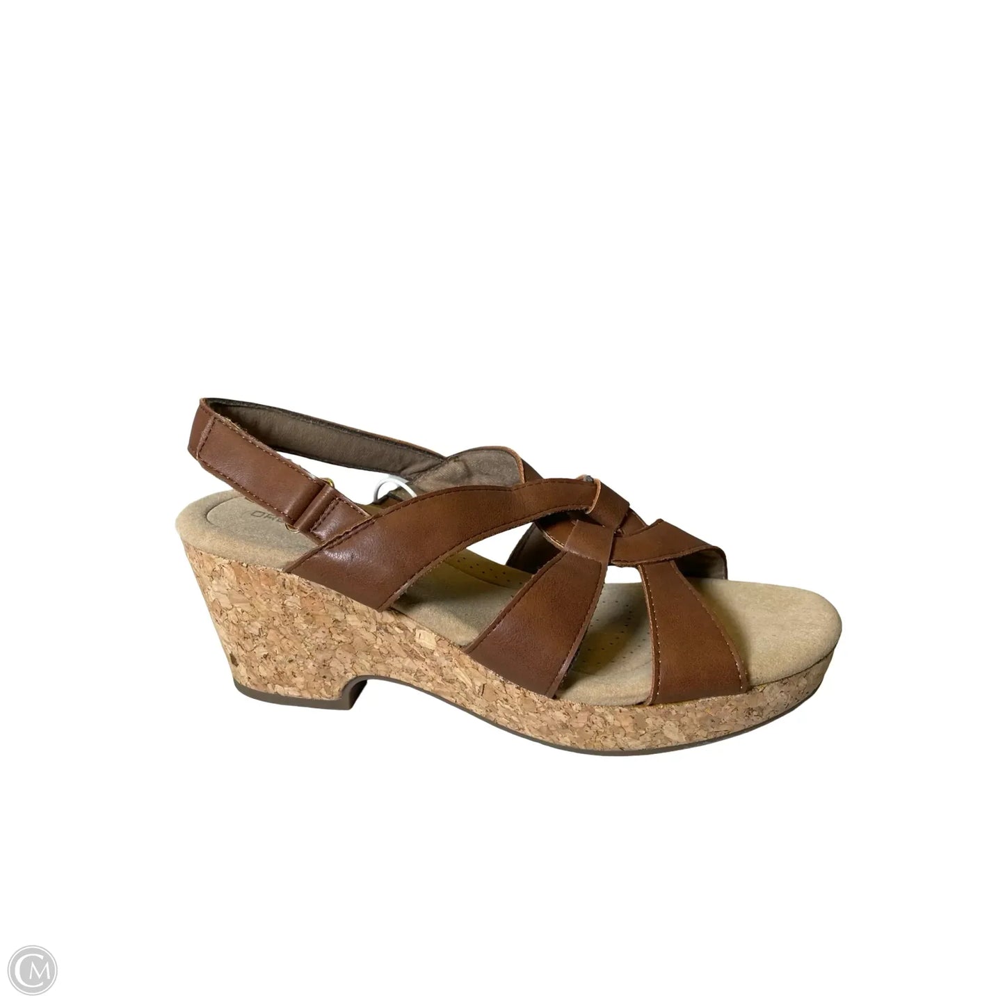 Sandals Heels Block By Dream Pairs In Brown, Size: 11