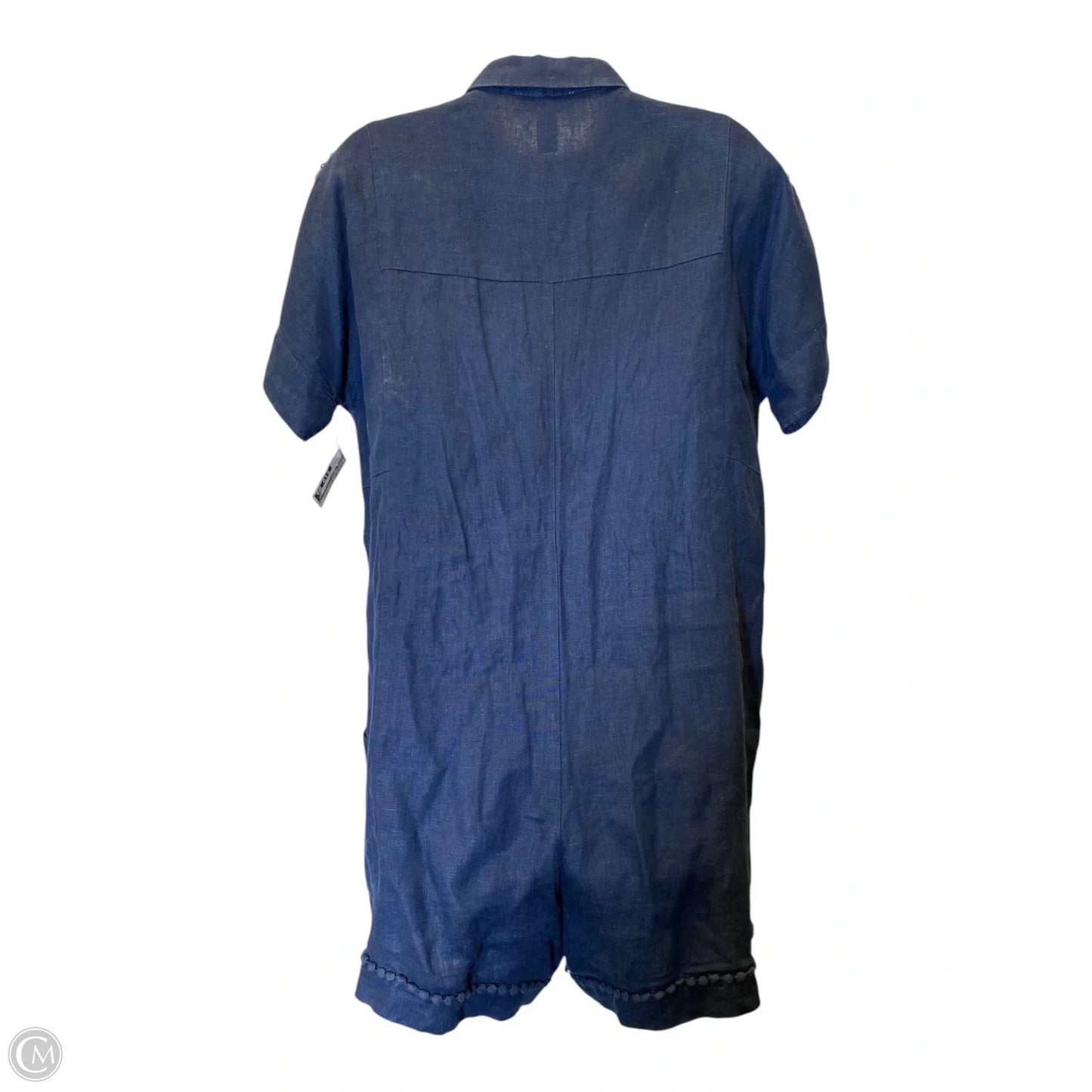 Romper Designer By Neiman Marcus In Blue, Size: M