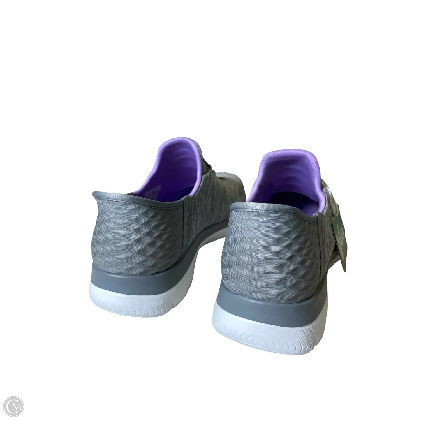 Shoes Athletic By Skechers In Grey, Size: 8.5