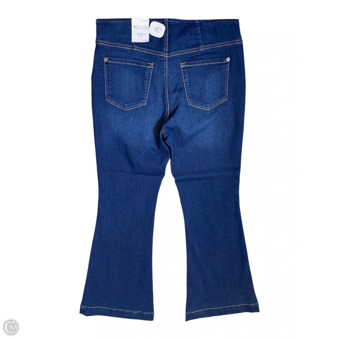 Jeans Flared By Inc In Blue, Size: 14
