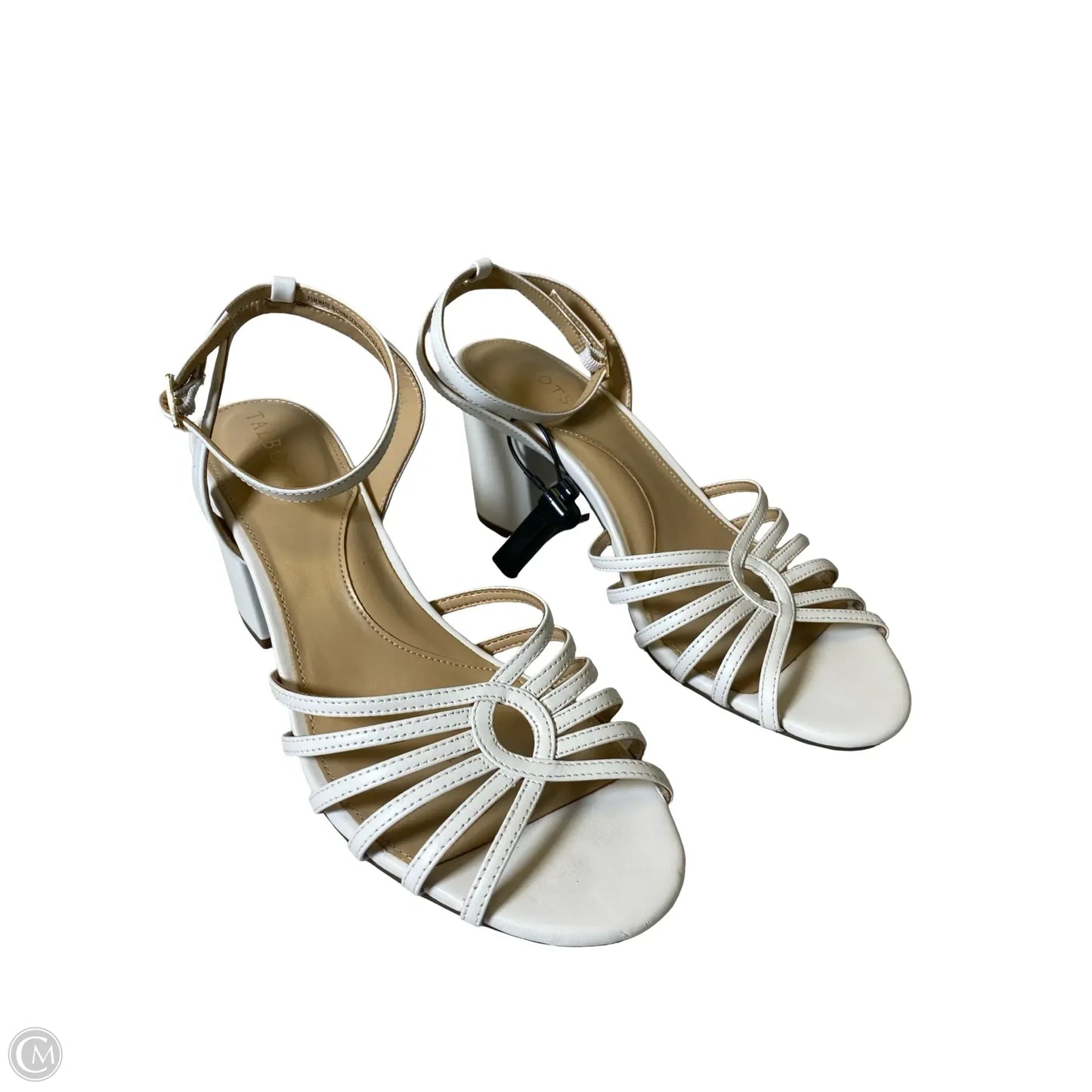 Shoes Heels Block By Talbots In White, Size: 8.5