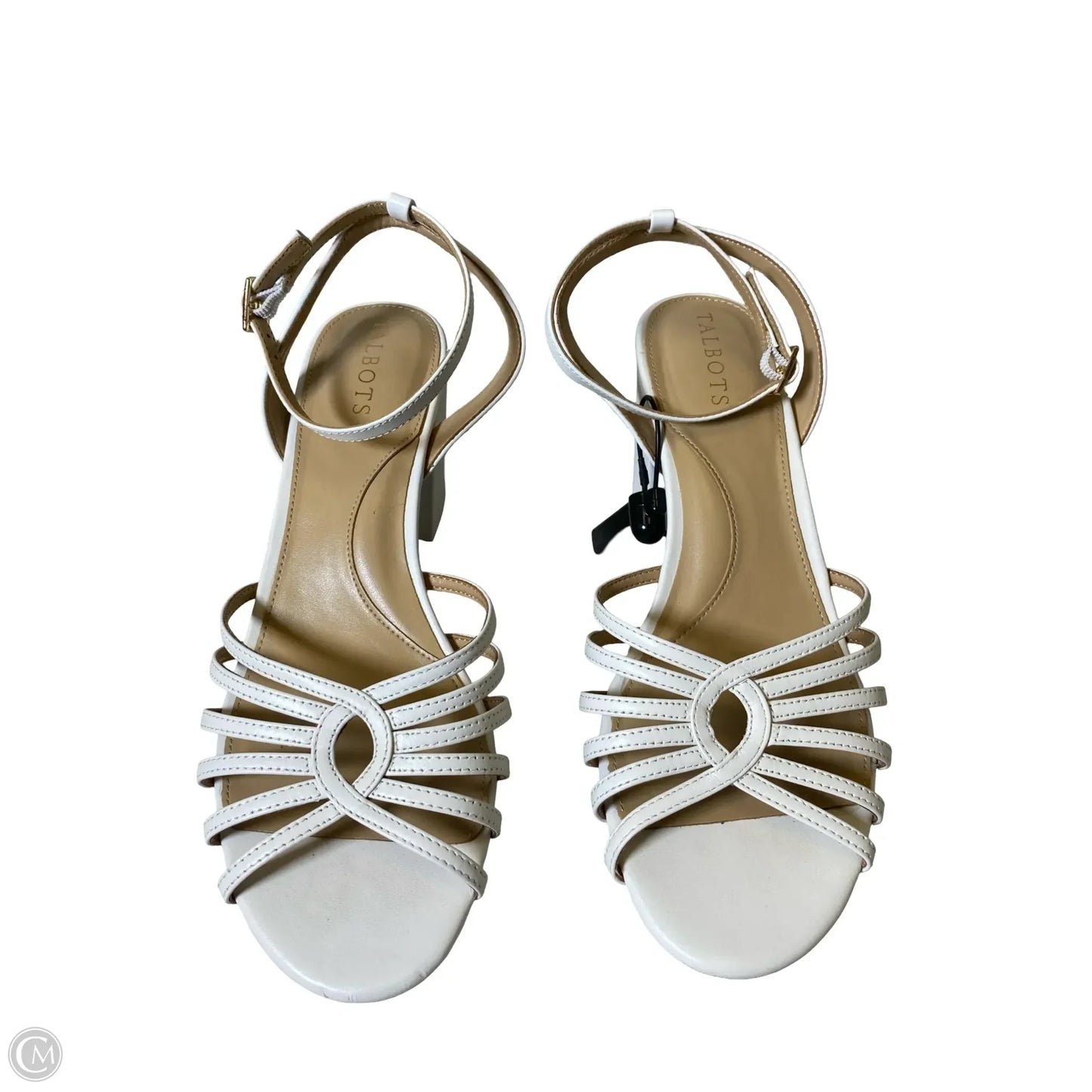 Shoes Heels Block By Talbots In White, Size: 8.5