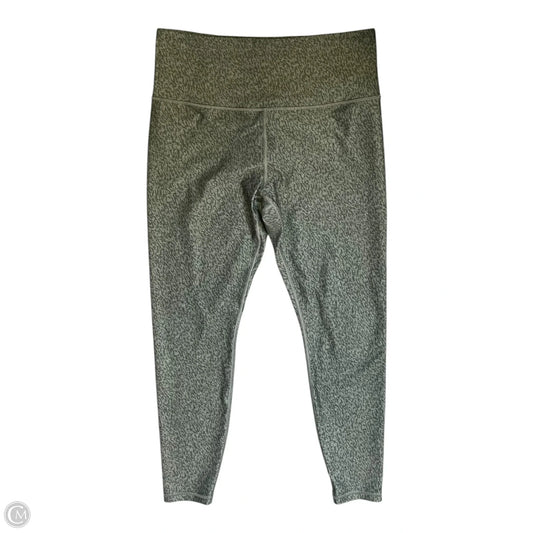 Athletic Leggings By Athleta In Green, Size: L
