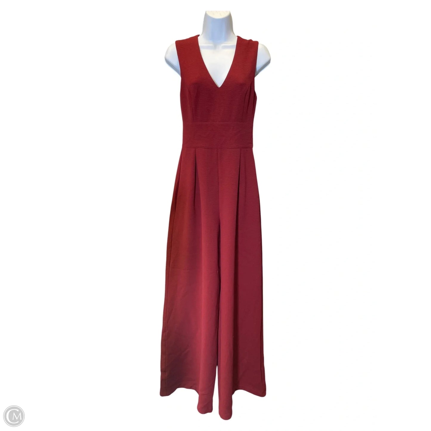 Jumpsuit By Sugar Lips In Maroon, Size: Xs