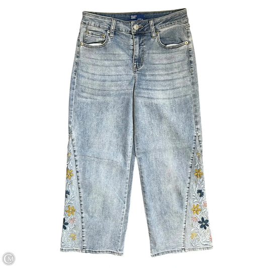 Jeans Wide Leg By Clothes Mentor In Multi-colored, Size: 4