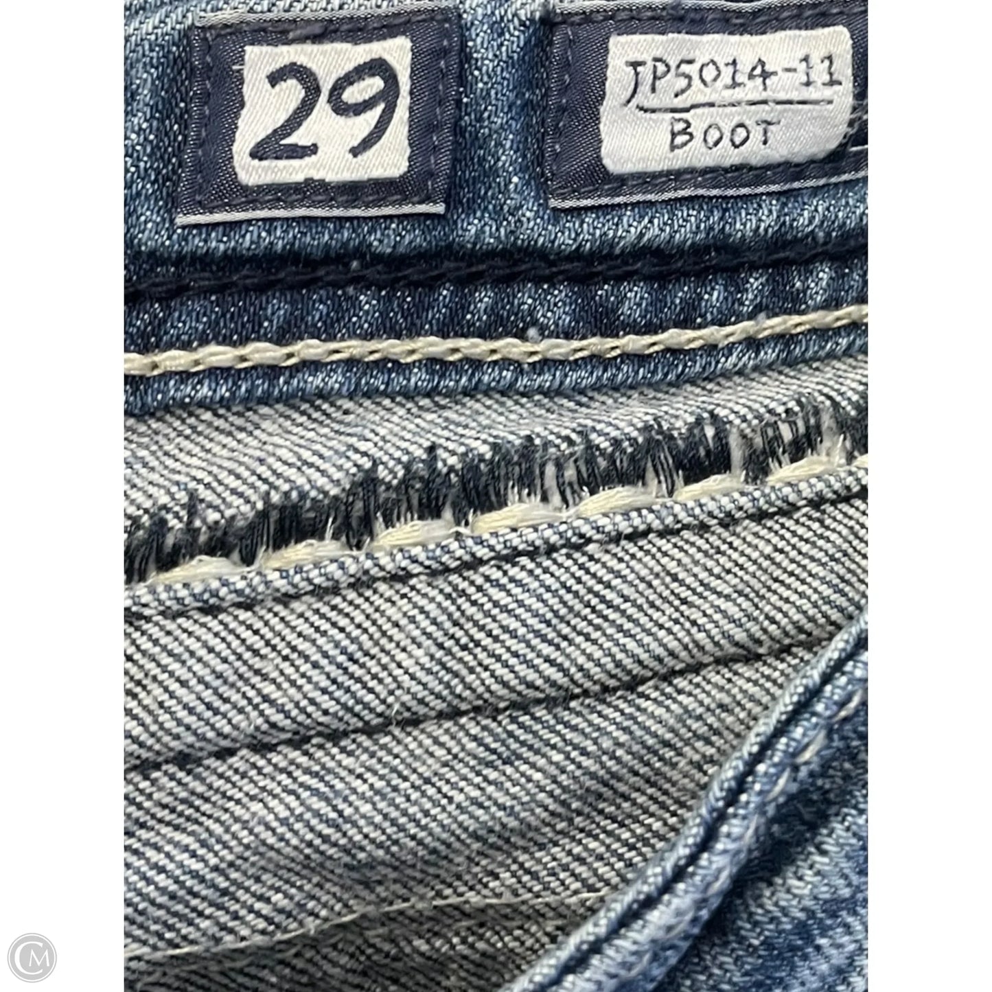 Jeans Boot Cut By Miss Me In Blue, Size: 8
