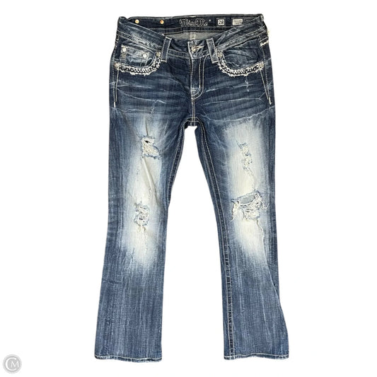 Jeans Boot Cut By Miss Me In Blue, Size: 6