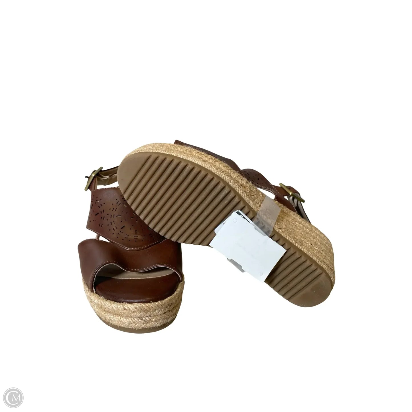 Shoes Heels Wedge By Naturalizer In Brown, Size: 6
