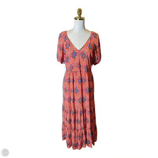 Dress Casual Maxi By Boden In Multi-colored, Size: 4
