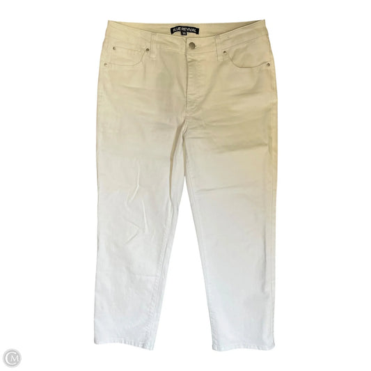 Jeans Wide Leg By Clothes Mentor In White, Size: 10
