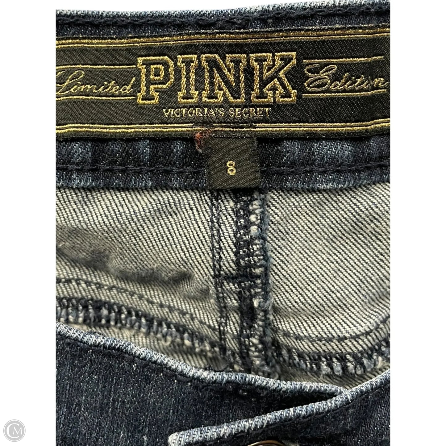 Jeans Straight By Pink In Blue, Size: 8