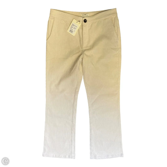 Pants Corduroy By Clothes Mentor In Cream, Size: 6