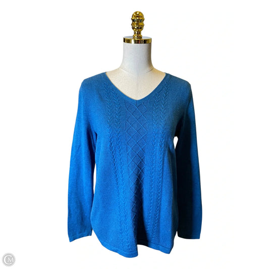 Sweater By Talbots In Blue, Size: M