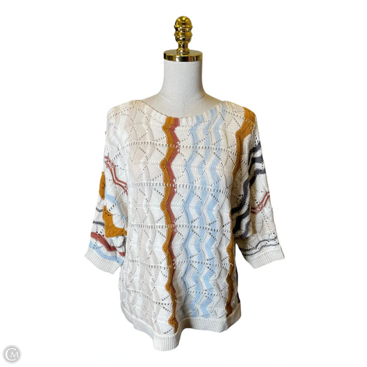 Sweater By Garnet Hill In Multi-colored, Size: M