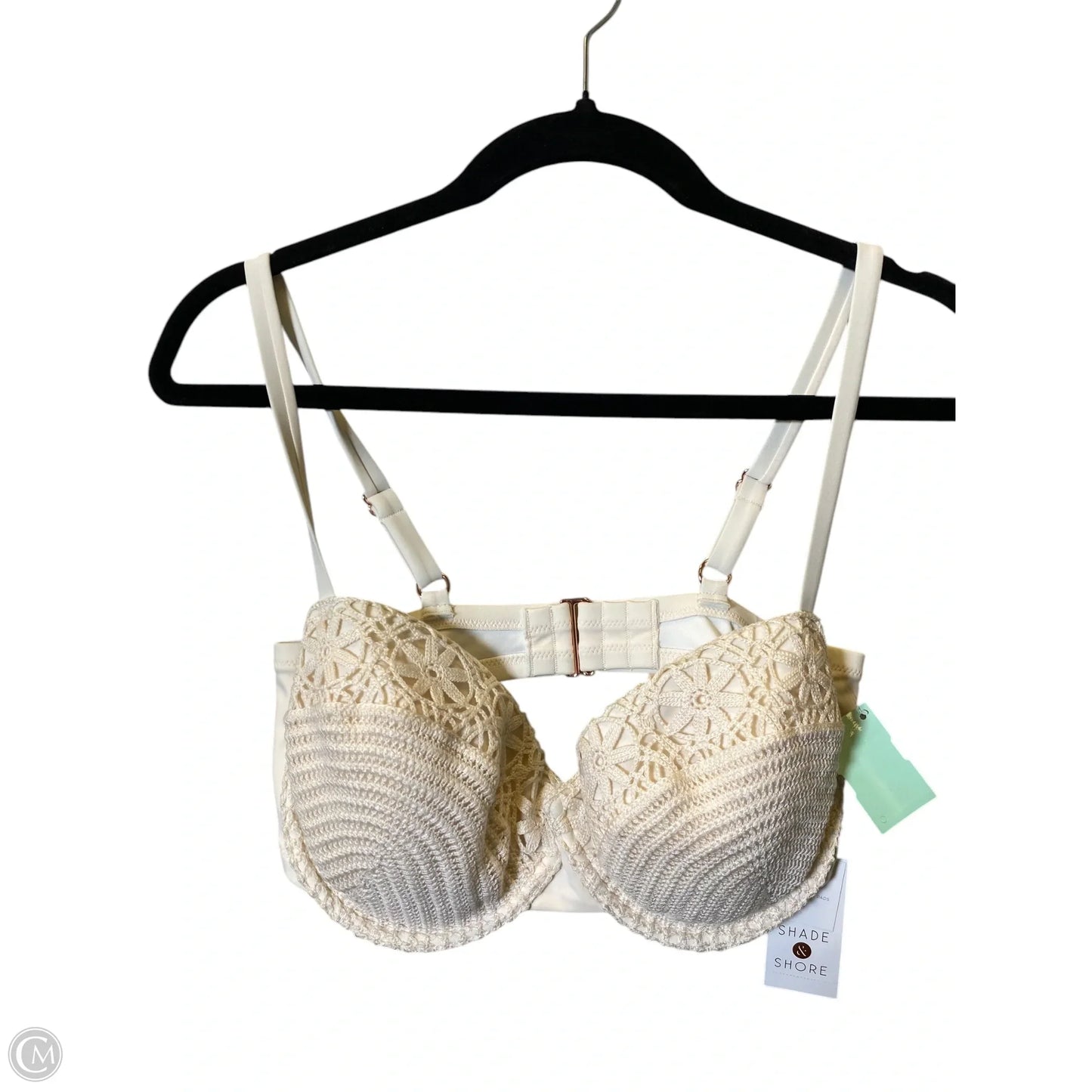 Swimsuit Top By Shade & Shore In White, Size: Xl