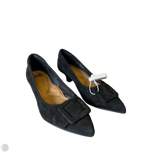 Shoes Heels Kitten By Sofft In Black, Size: 6.5