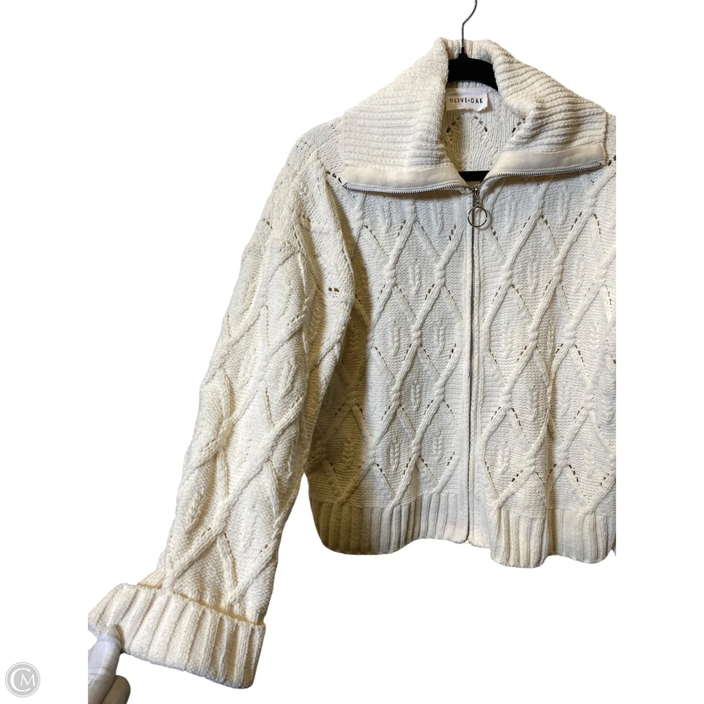 Sweater By Olive And Oak In Cream, Size: L