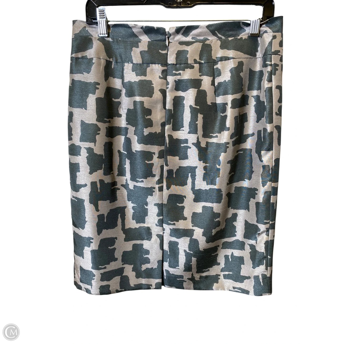 Skirt Mini & Short By Banana Republic In Green & Tan, Size: 8