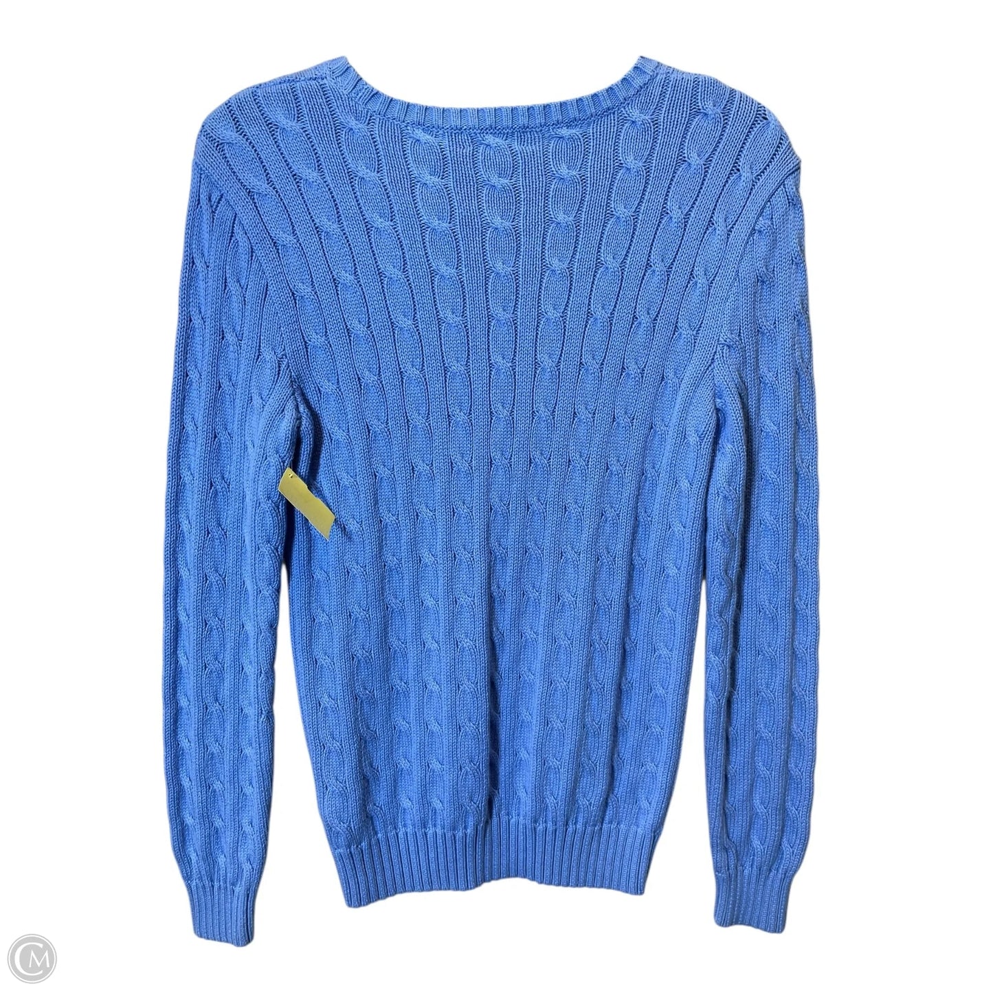 Sweater By Polo Ralph Lauren In Blue, Size: L