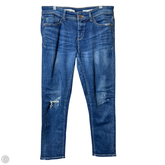 Jeans Boyfriend By Pilcro In Blue Denim, Size: 2