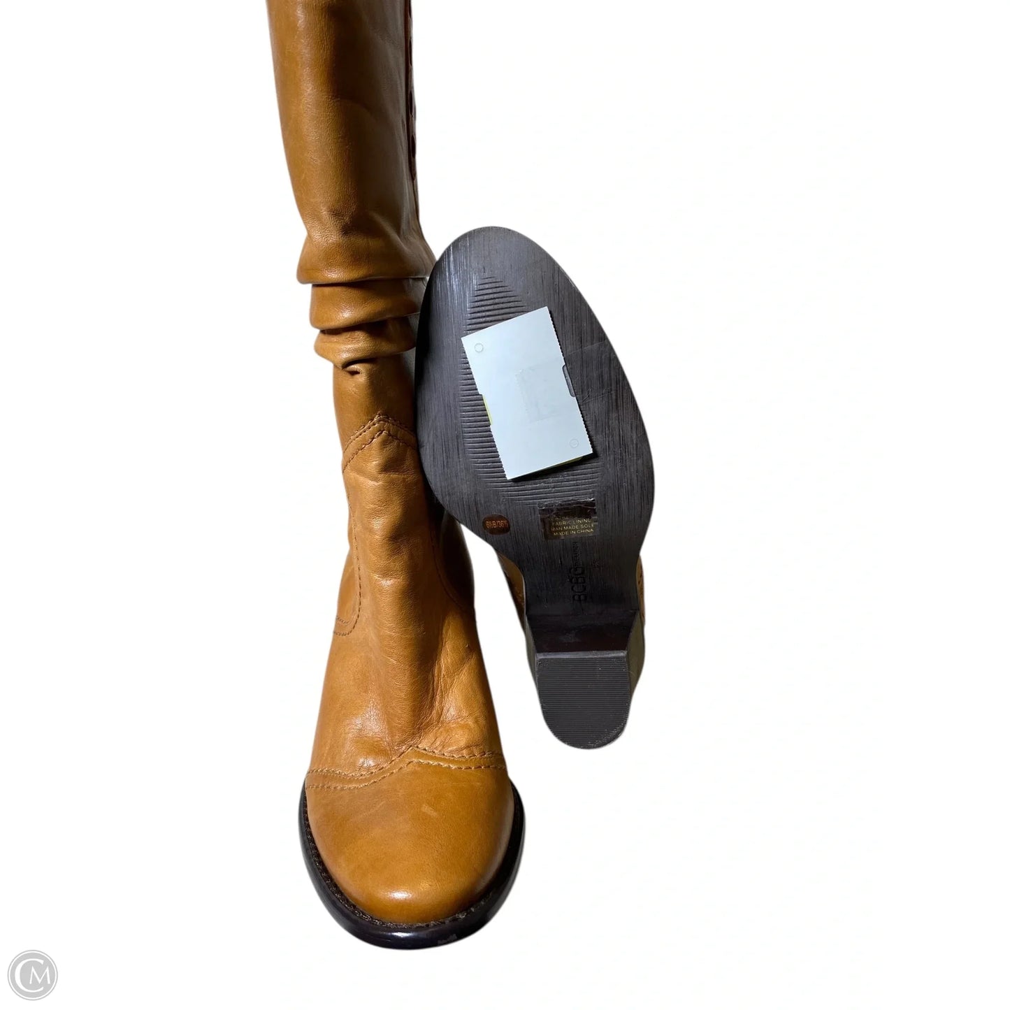 Boots Mid-calf Heels By Bcbg In Brown, Size: 6.5