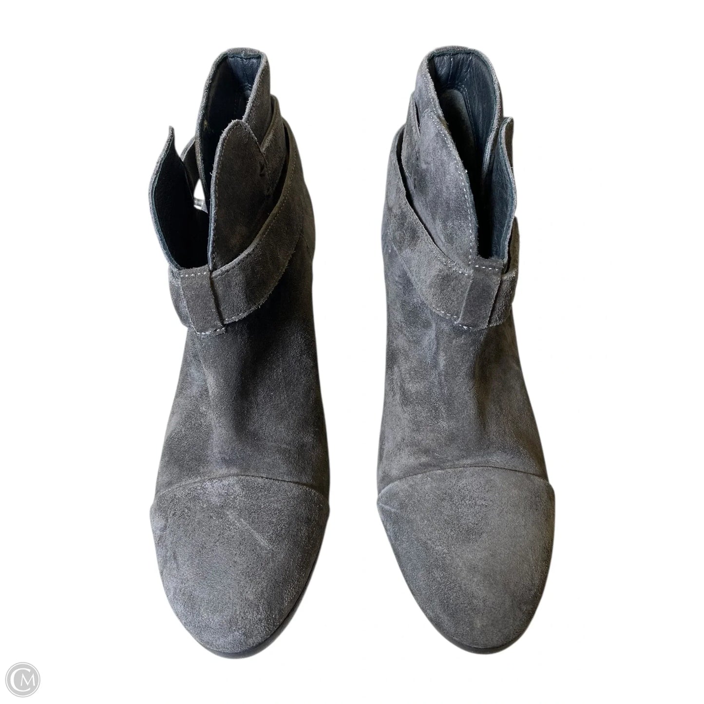 Boots Ankle Heels By Rag And Bone In Grey, Size: 8