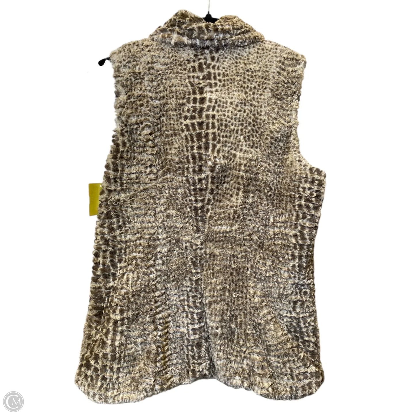 Vest Faux Fur & Sherpa By Marc New York In Tan, Size: Xs