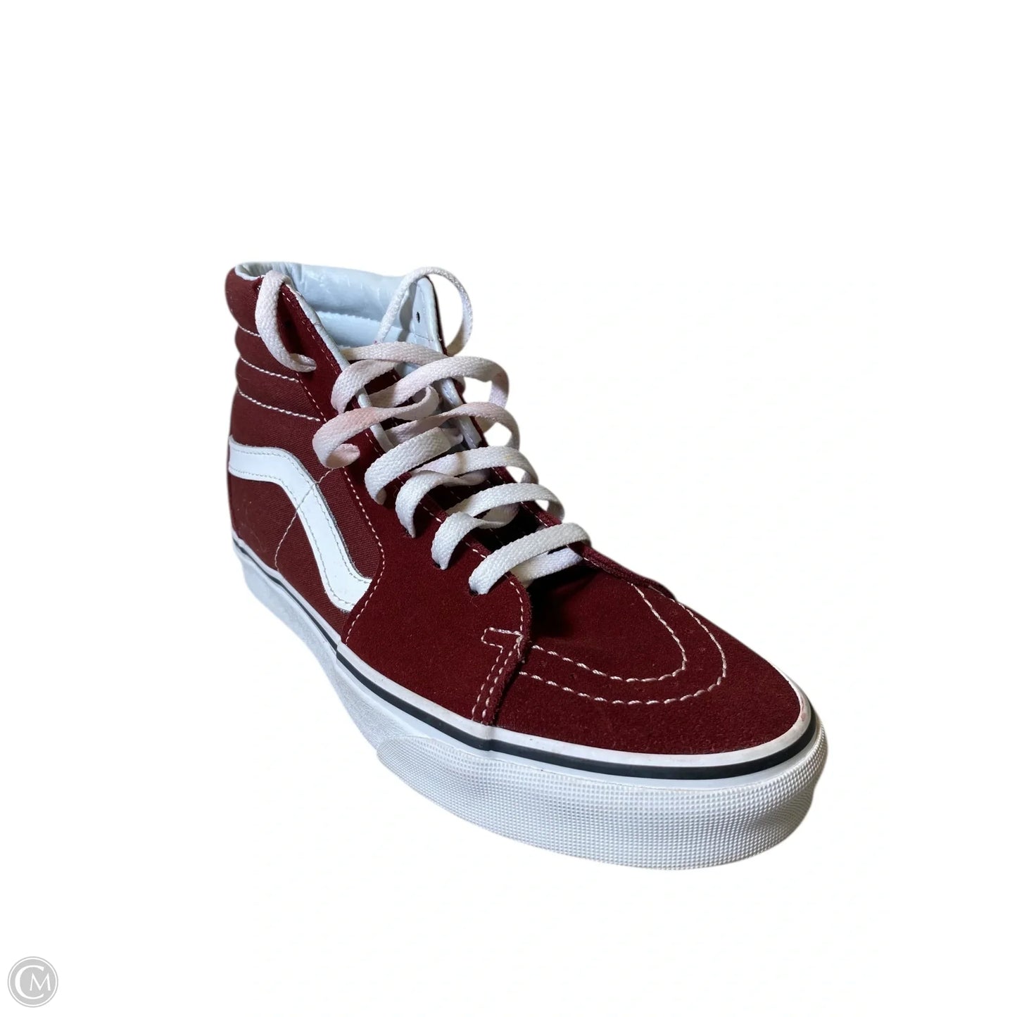 Shoes Flats By Vans In Maroon, Size: 8