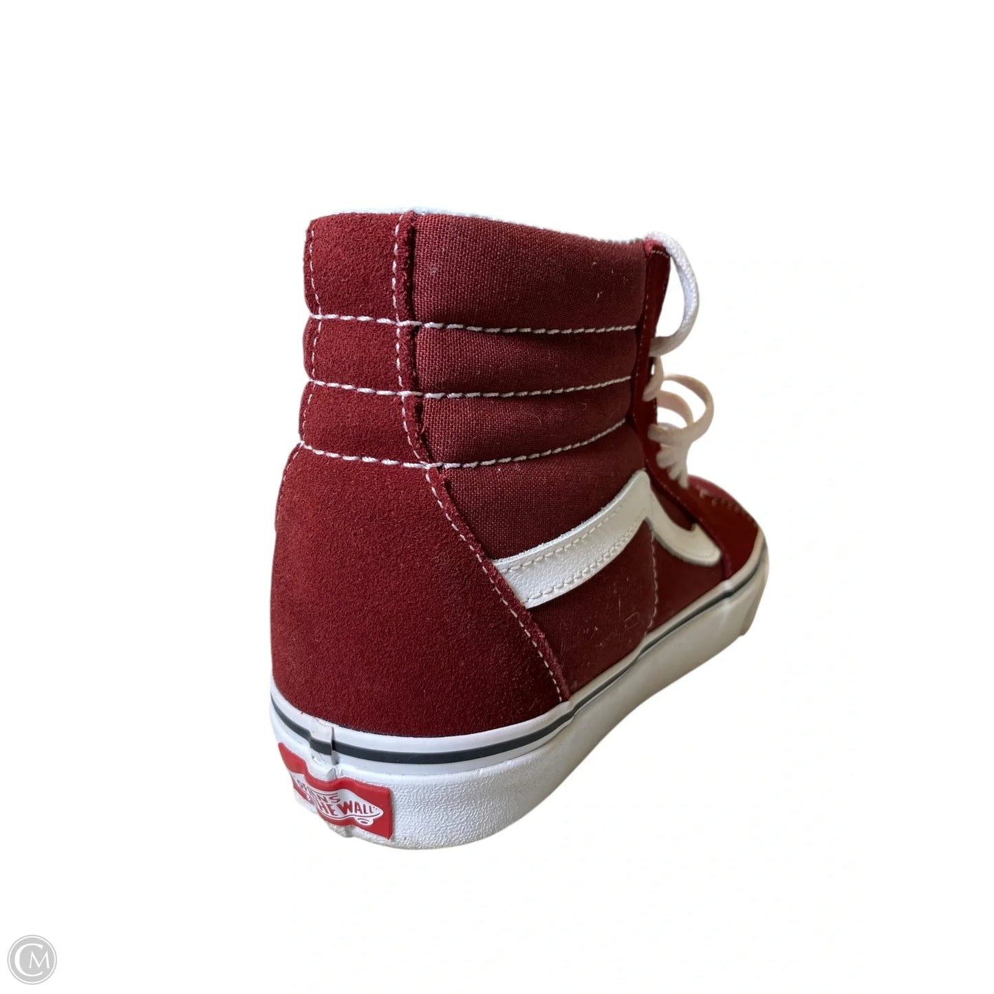 Shoes Flats By Vans In Maroon, Size: 8
