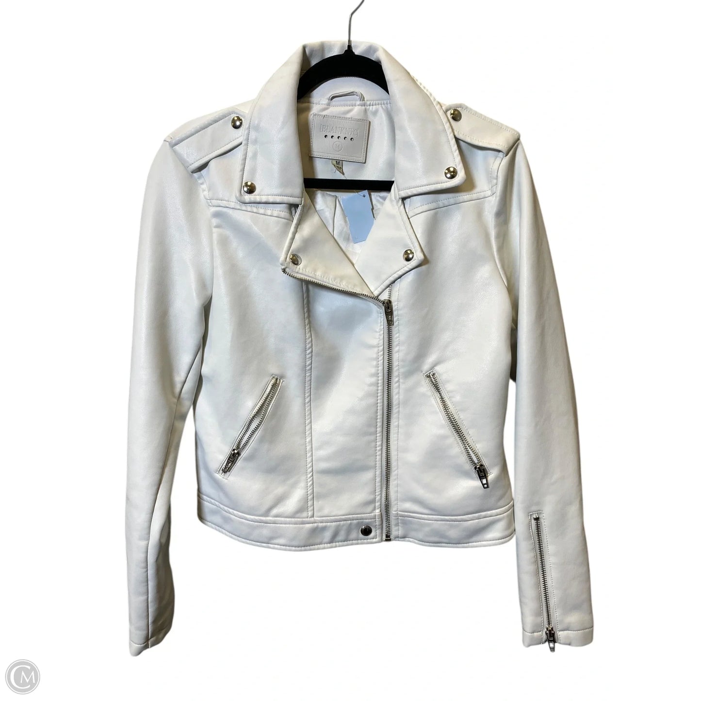 Jacket Leather By Blanknyc In White, Size: M