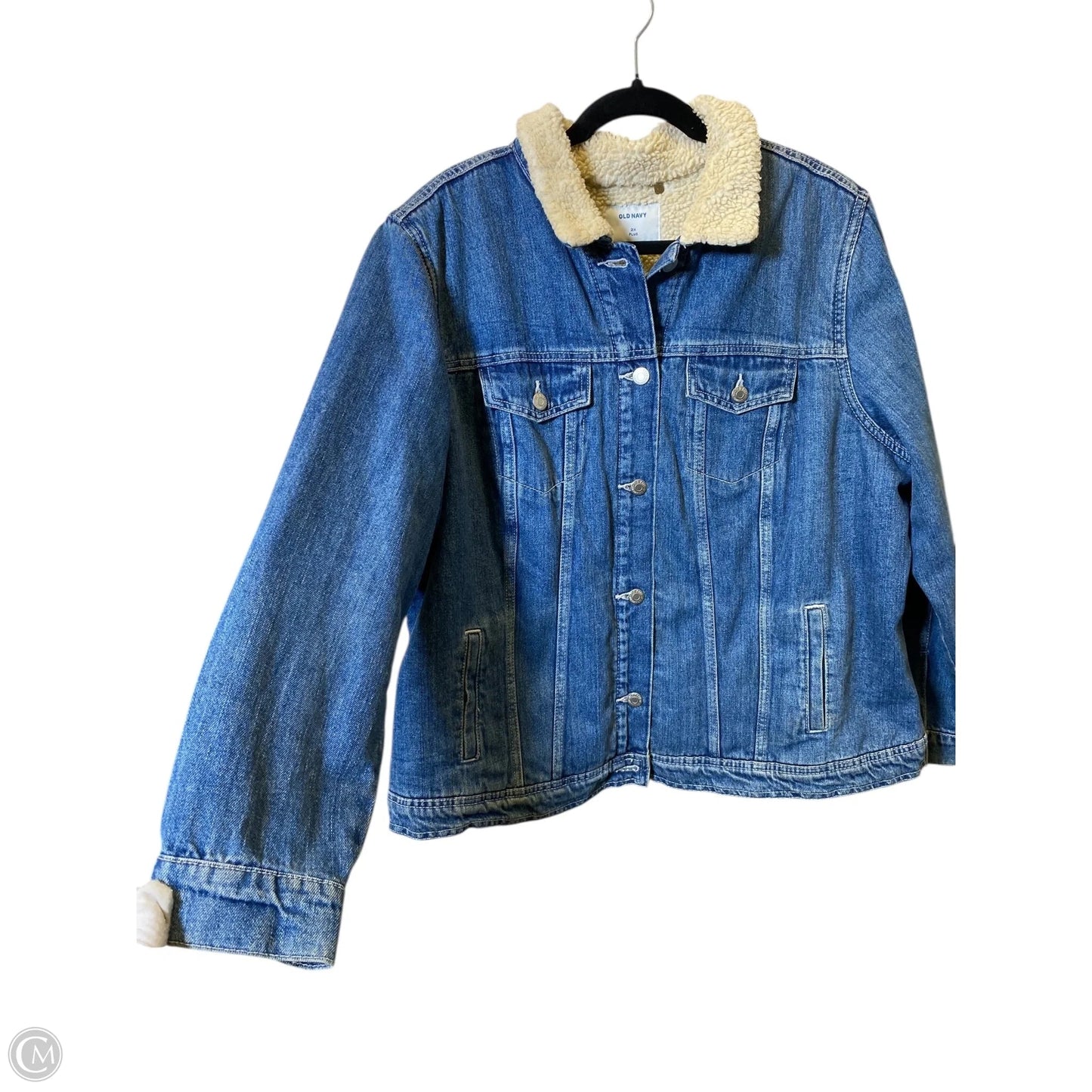 Jacket Denim By Old Navy In Blue Denim, Size: 2x